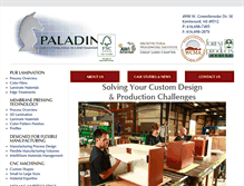 Tablet Screenshot of paladinind.com